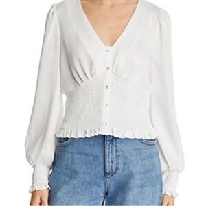 Lucy Paris white blouse
